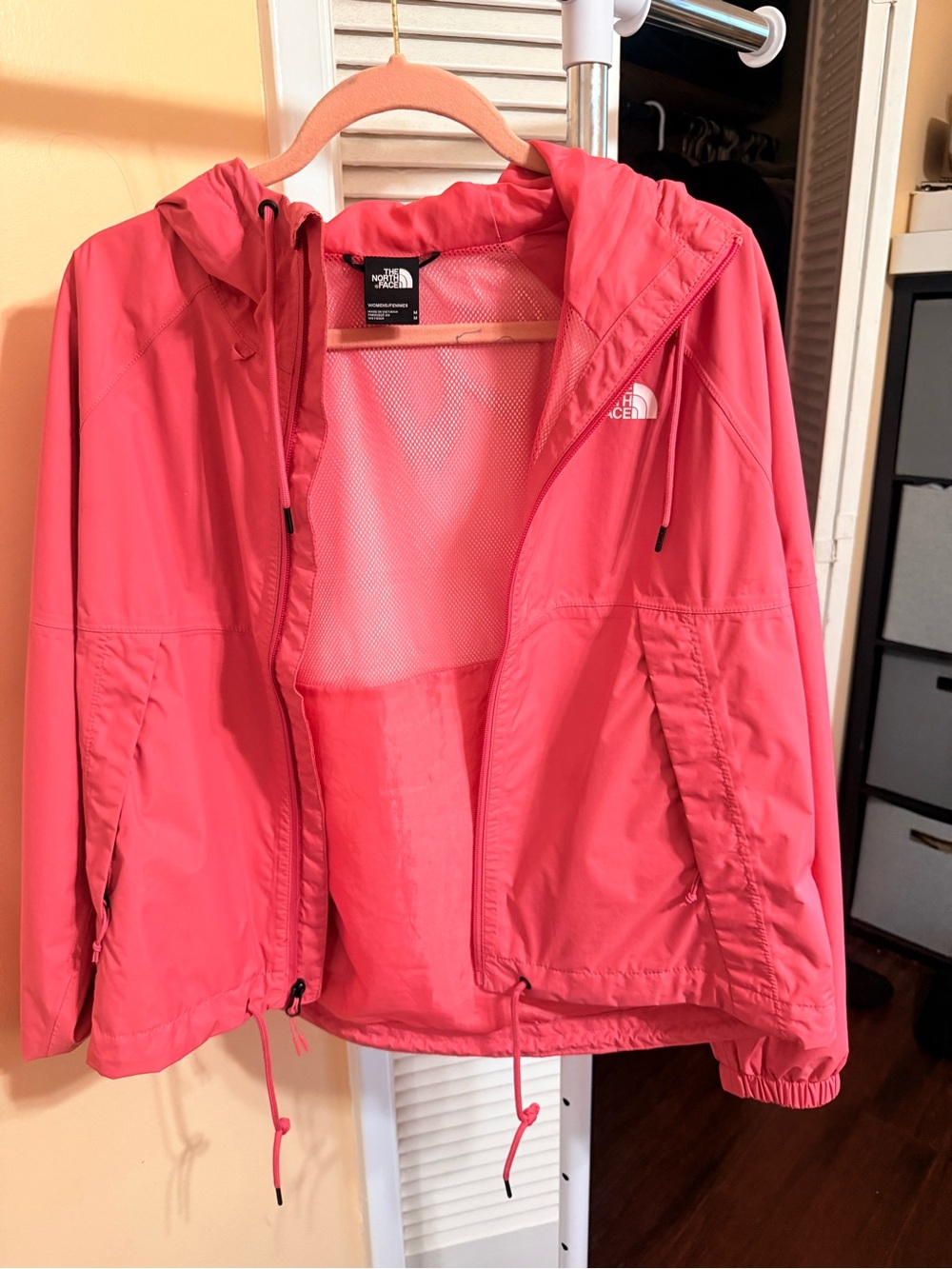 The North Face Pink Hooded Rain Jacket